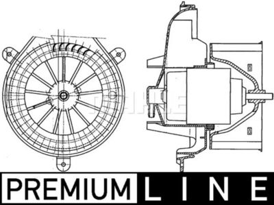 AB269000P MAHLE Вентилятор салона