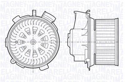 069412711010 MAGNETI MARELLI Вентилятор салона