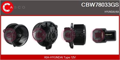 CBW78033GS CASCO Вентилятор салона