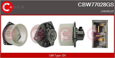 CBW77028GS CASCO Вентилятор салона