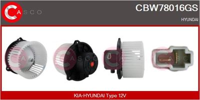 CBW78016GS CASCO Вентилятор салона