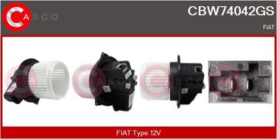 CBW74042GS CASCO Вентилятор салона