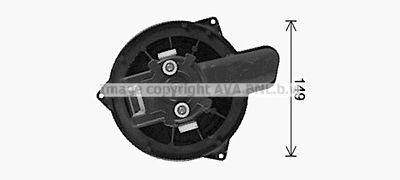 FT8477 AVA QUALITY COOLING Вентилятор салона