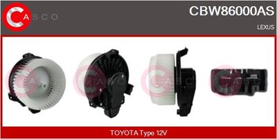 CBW86000AS CASCO Вентилятор салона