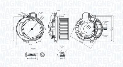 069412722010 MAGNETI MARELLI Вентилятор салона