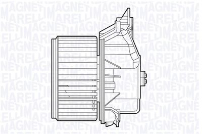 069412657010 MAGNETI MARELLI Вентилятор салона