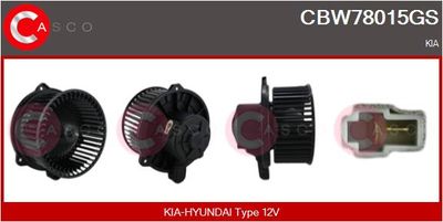 CBW78015GS CASCO Вентилятор салона