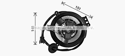 MS8771 AVA QUALITY COOLING Вентилятор салона