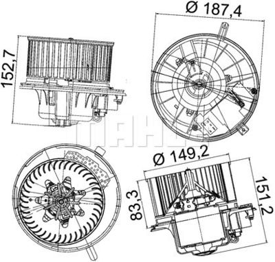 WG2179786 WILMINK GROUP Вентилятор салона