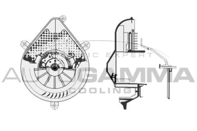 GA32005 AUTOGAMMA Вентилятор салона