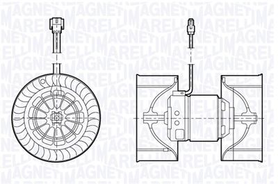 069412691010 MAGNETI MARELLI Вентилятор салона