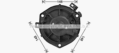 IV8503 AVA QUALITY COOLING Вентилятор салона