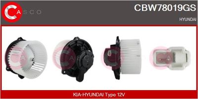 CBW78019GS CASCO Вентилятор салона