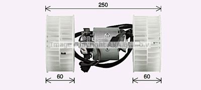 MS8768 AVA QUALITY COOLING Вентилятор салона