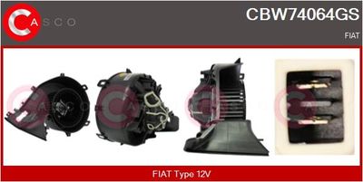 CBW74064GS CASCO Вентилятор салона