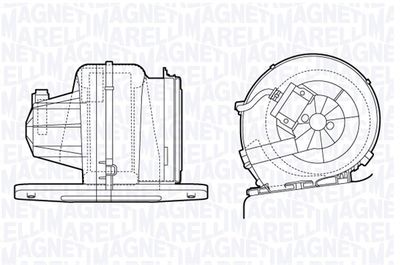 069412709010 MAGNETI MARELLI Вентилятор салона