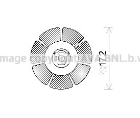 MS8662 AVA QUALITY COOLING Вентилятор салона