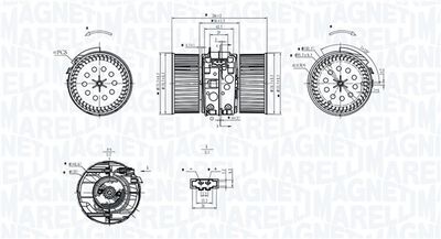 069412748010 MAGNETI MARELLI Вентилятор салона