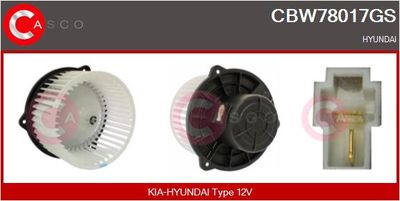 CBW78017GS CASCO Вентилятор салона