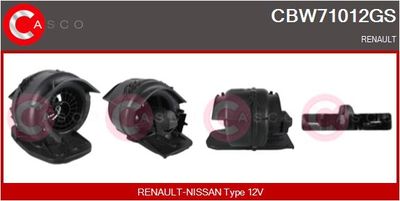 CBW71012GS CASCO Вентилятор салона