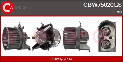 CBW75020GS CASCO Вентилятор салона