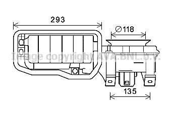 RT8596 AVA QUALITY COOLING Вентилятор салона