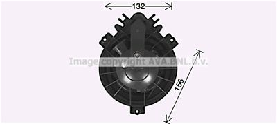 BW8584 AVA QUALITY COOLING Вентилятор салона