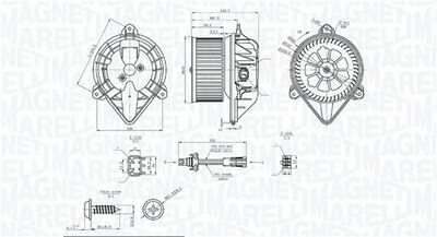 069412753010 MAGNETI MARELLI Вентилятор салона