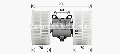 MS8769 AVA QUALITY COOLING Вентилятор салона