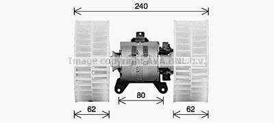 MS8770 AVA QUALITY COOLING Вентилятор салона