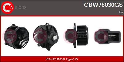 CBW78030GS CASCO Вентилятор салона