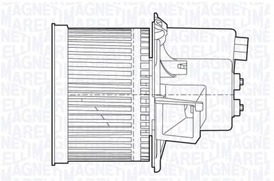 069412651010 MAGNETI MARELLI Вентилятор салона