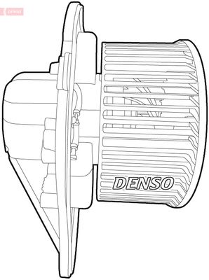 DEA02001 DENSO Вентилятор салона