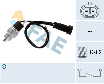FAE 40831 Выключатель, фара заднего хода