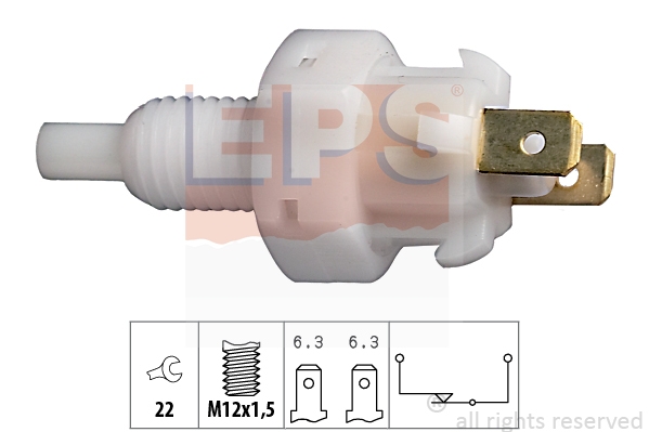 EPS 1.810.004 Выключатель фонаря сигнала торможения Made in Italy - OE Equivalent