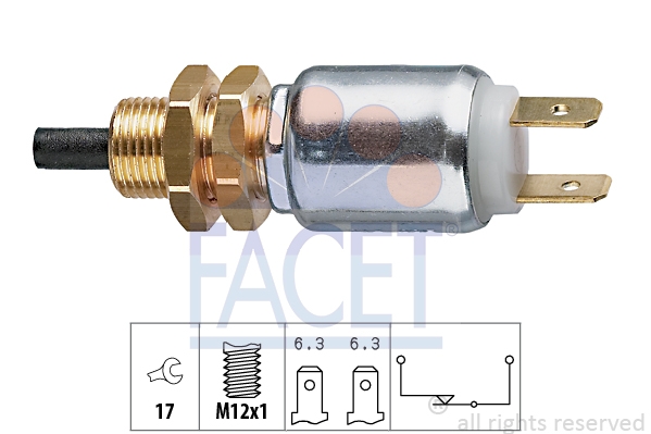 FACET 7.1014 Выключатель фонаря сигнала торможения Made in Italy - OE Equivalent