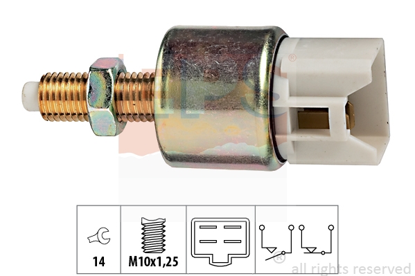 EPS 1.810.119 Выключатель фонаря сигнала торможения Made in Italy - OE Equivalent