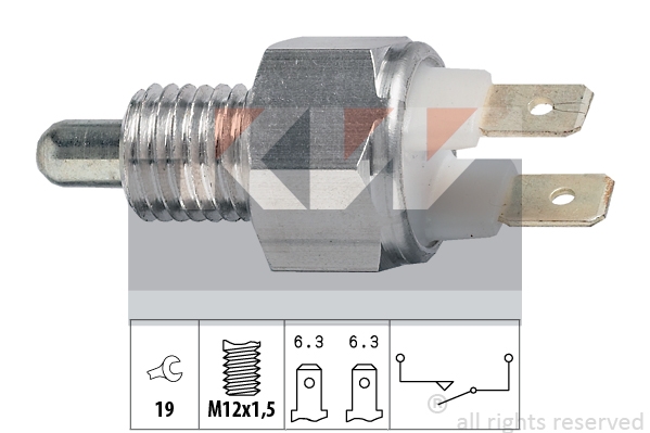 KW 560 029 Выключатель, фара заднего хода Made in Italy - OE Equivalent