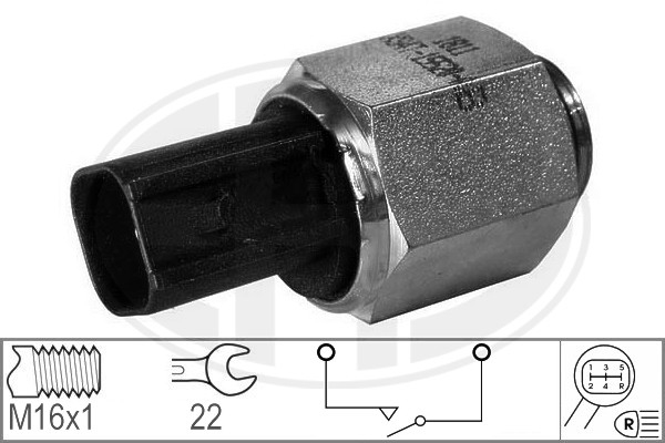 ERA 330593 Выключатель, фара заднего хода