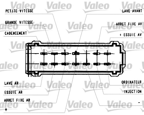 VALEO 251442 Выключатель на рулевой колонке ORIGINAL PART