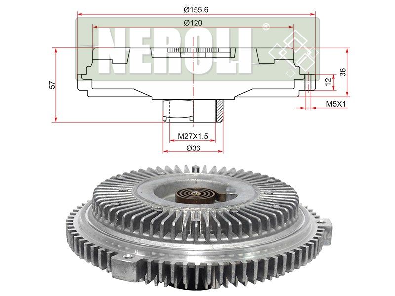 Муфта вентилятора NEROLI                N1A29485