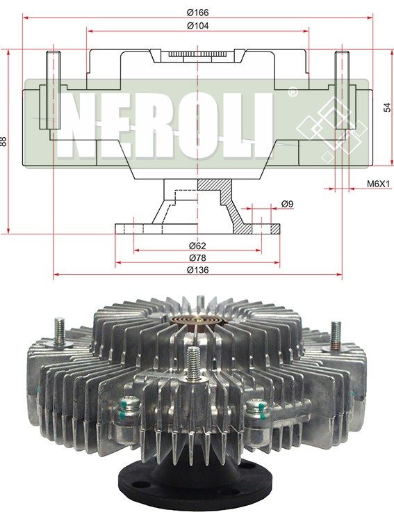 Муфта вентилятора NEROLI                N1A7807