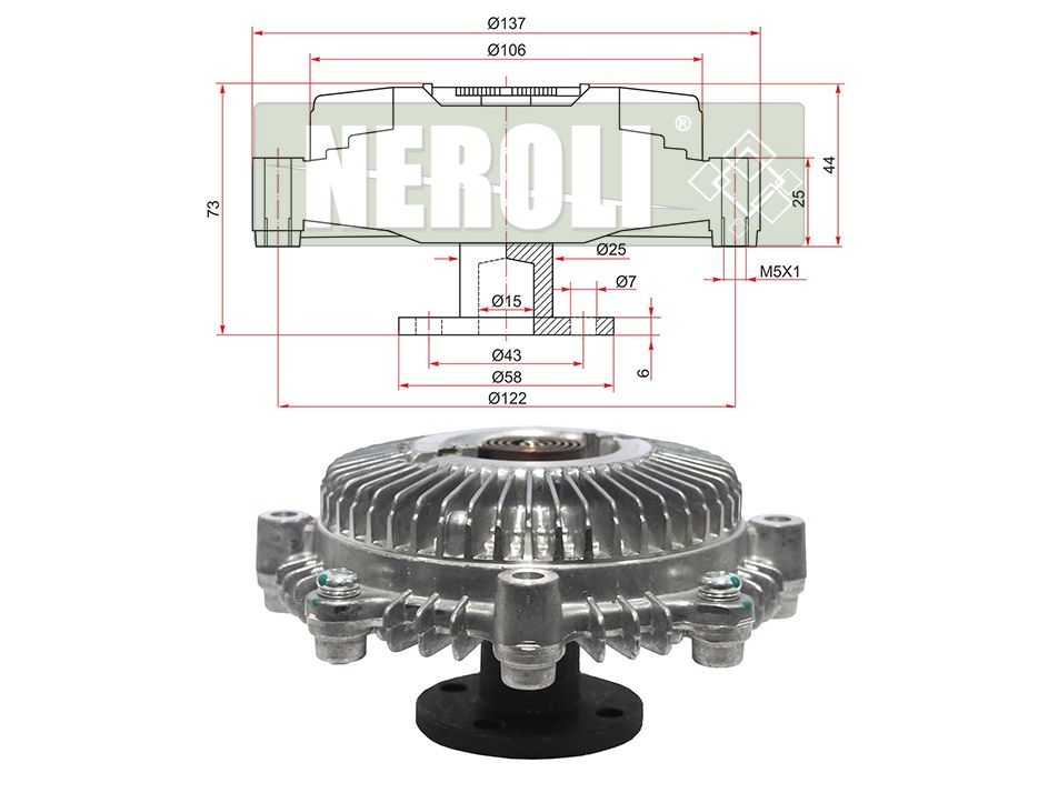 Муфта вентилятора NEROLI                N1A7814