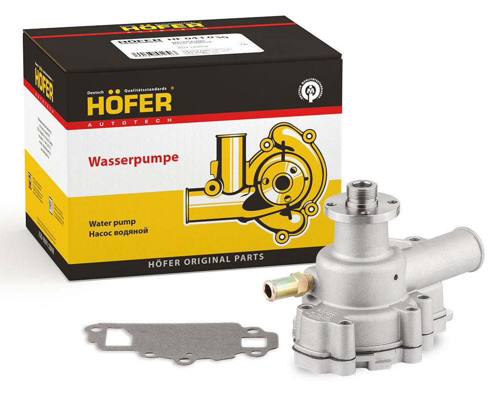 Насос водяной уаз-3160 100 л.с. (HF 043 030) hofer (Германия) Hofer                HF043030