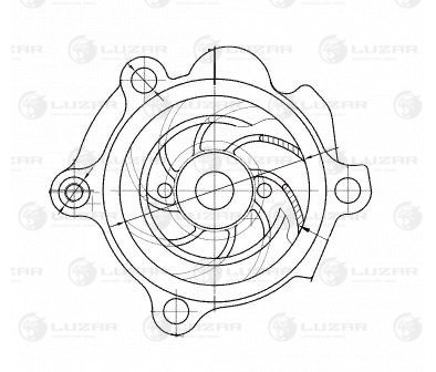 Насос водяной Luzar                LWP 1821