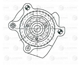 Насос водяной для ам VW Golf VI (08-)Tiguan (08-)Passat B7 (10-) 1.6tdi2.0tdi Luzar                LWP 1863