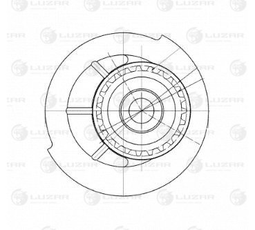 Насос водяной для ам Opel Astra f (91-) 1.4i1.6i () Luzar                LWP 2116