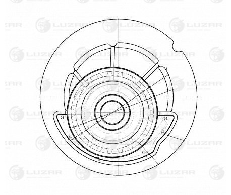 Насос водяной для ам Opel Astra g (98-) 1.4i1.6i () Luzar                LWP 2114