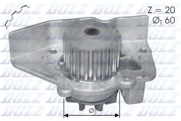 Насос водяного охлаждения Dolz                N-406