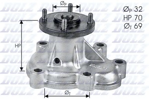 Насос водяной Dolz                O-131